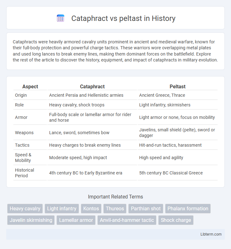 peltast vs Cataphract in History - What is The Difference?