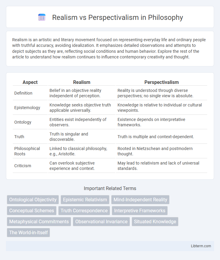 Perspectivalism vs Realism in Philosophy - What is The Difference?