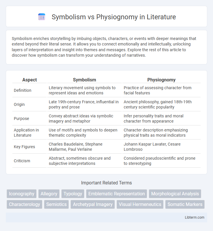 Physiognomy vs Symbolism in Literature - What is The Difference?