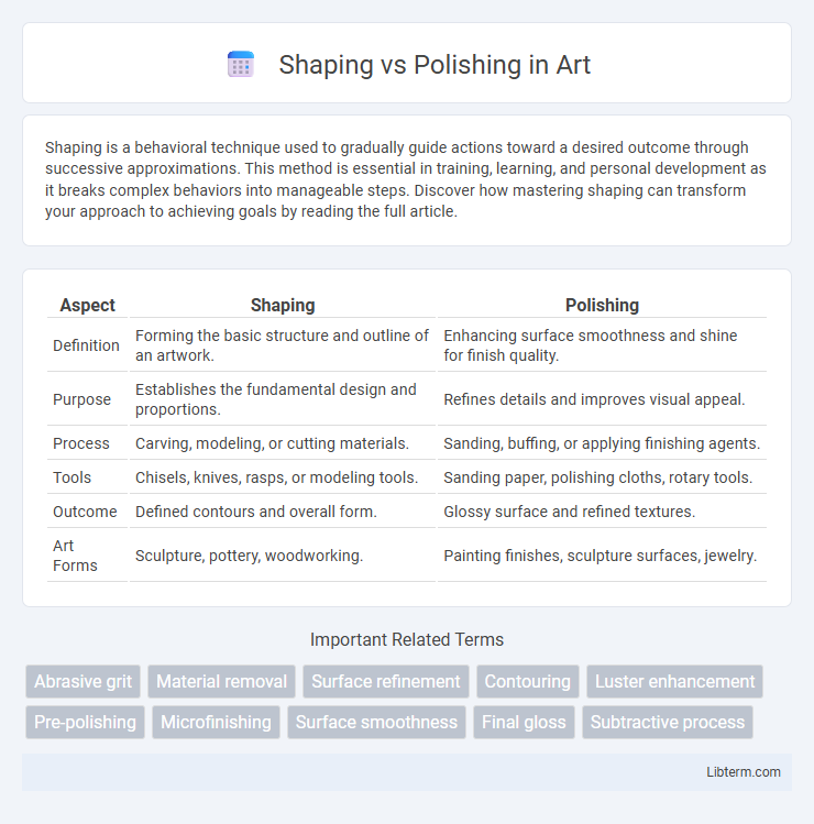 Polishing vs Shaping in Art - What is The Difference?