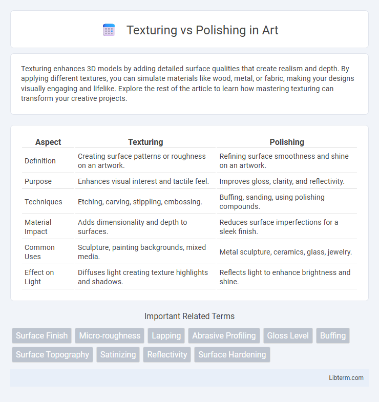 Polishing vs Texturing in Art - What is The Difference?