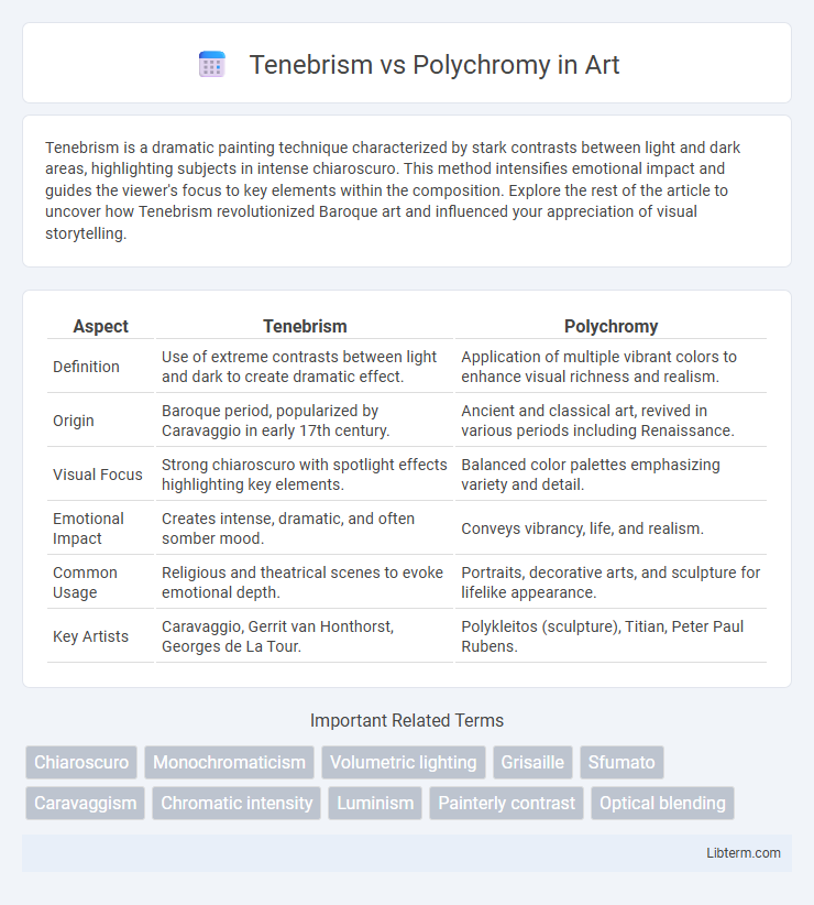 Polychromy vs Tenebrism in Art - What is The Difference?