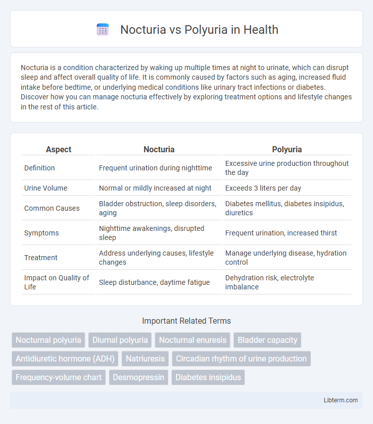 Polyuria vs Nocturia in Health - What is The Difference?