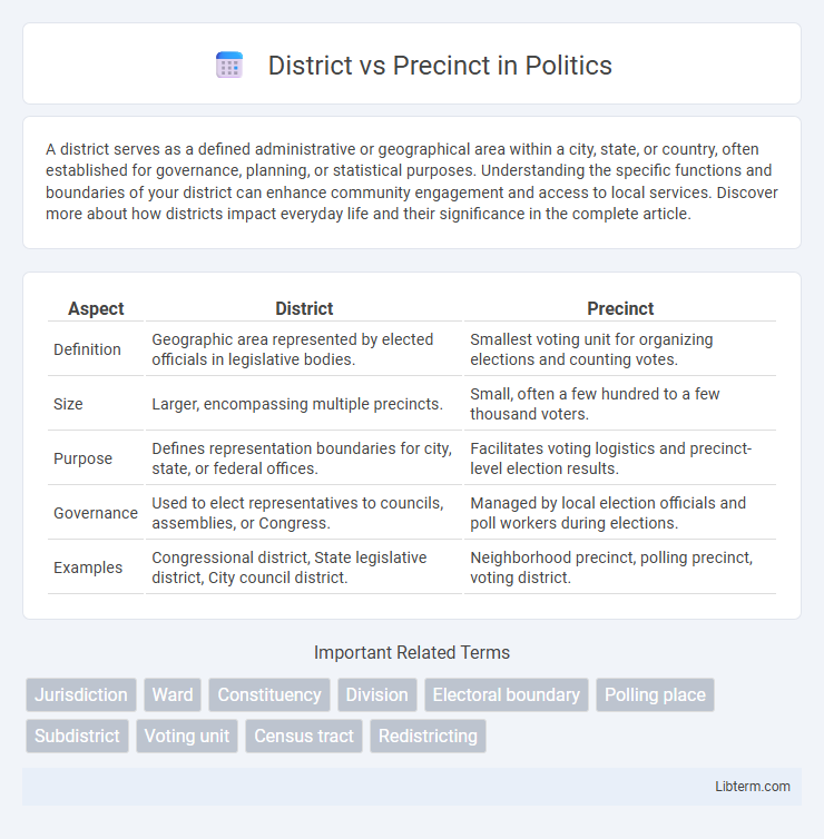 Precinct vs District in Politics - What is The Difference?