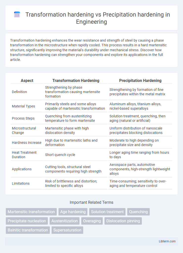 Precipitation hardening vs Transformation hardening in Engineering - What is The Difference?