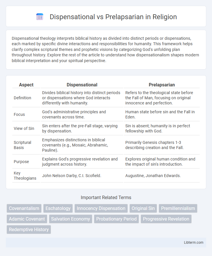 Prelapsarian vs Dispensational in Religion - What is The Difference?