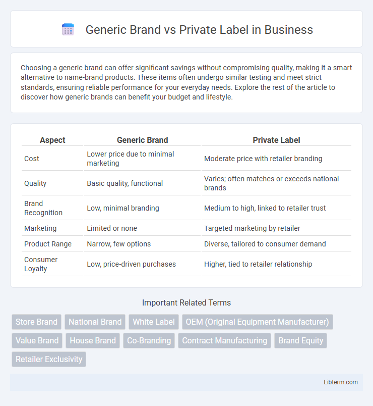 Private Label vs Generic Brand in Business - What is The Difference?