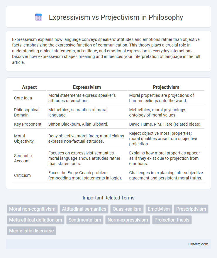 Projectivism vs Expressivism in Philosophy - What is The Difference?