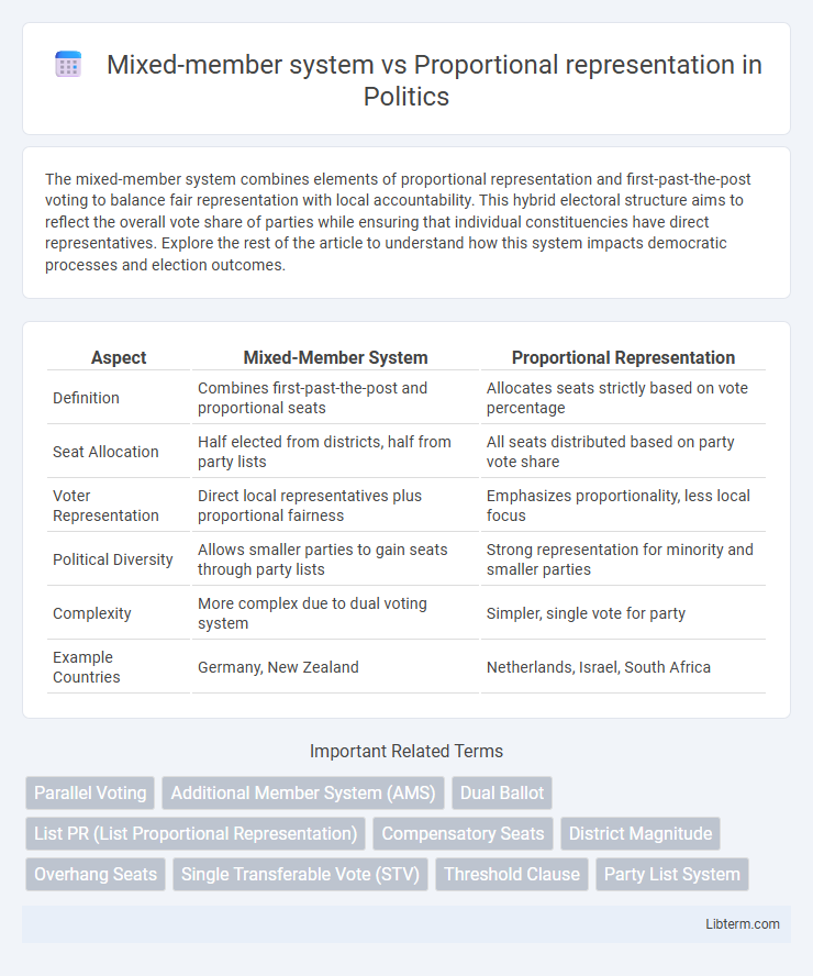 Proportional representation vs Mixed-member system in Politics - What is The Difference?