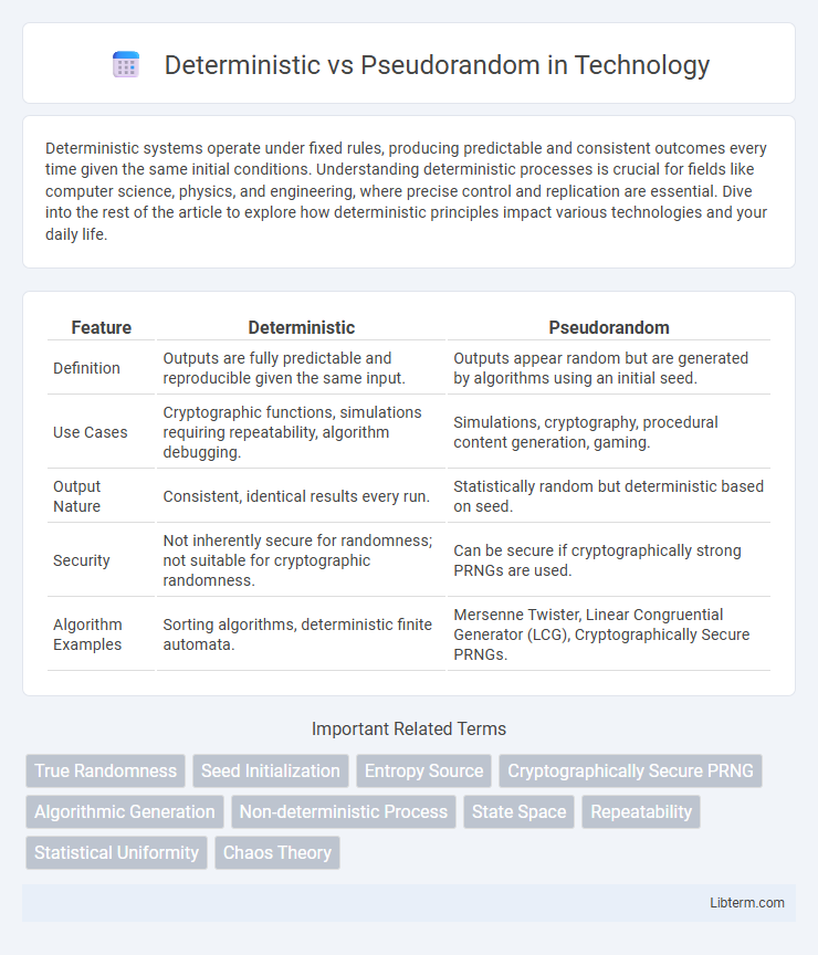 Pseudorandom vs Deterministic in Technology - What is The Difference?