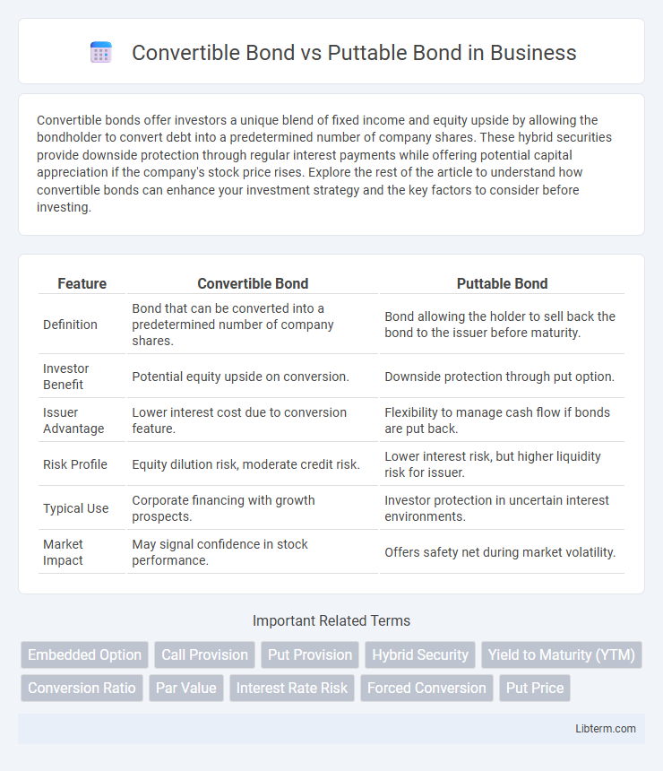 Puttable Bond vs Convertible Bond in Business - What is The Difference?