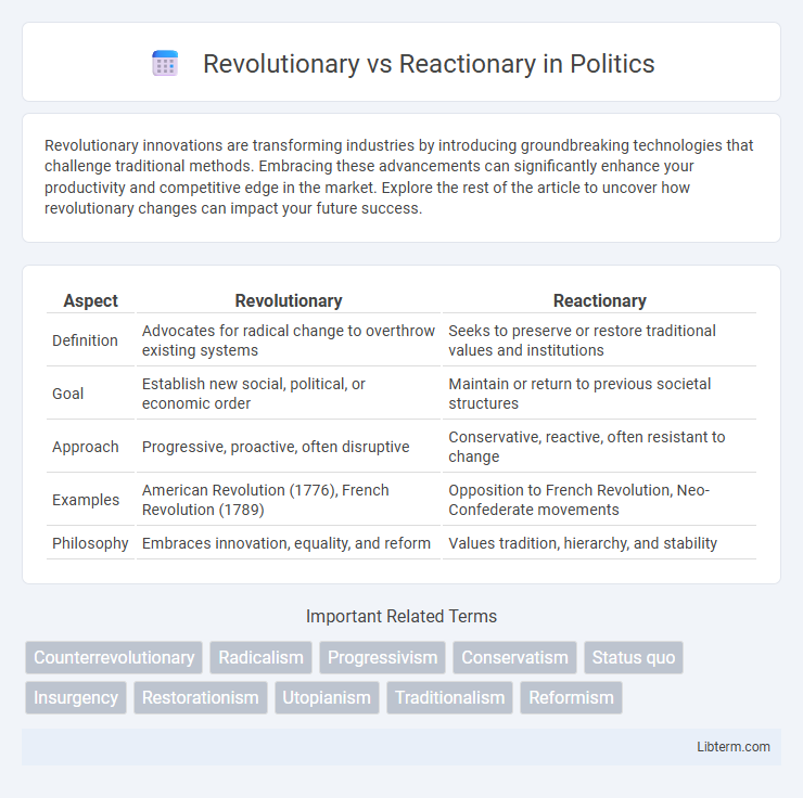 Reactionary vs Revolutionary in Politics - What is The Difference?