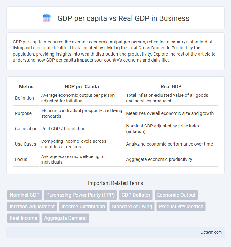 Real GDP vs GDP per capita in Business - What is The Difference?