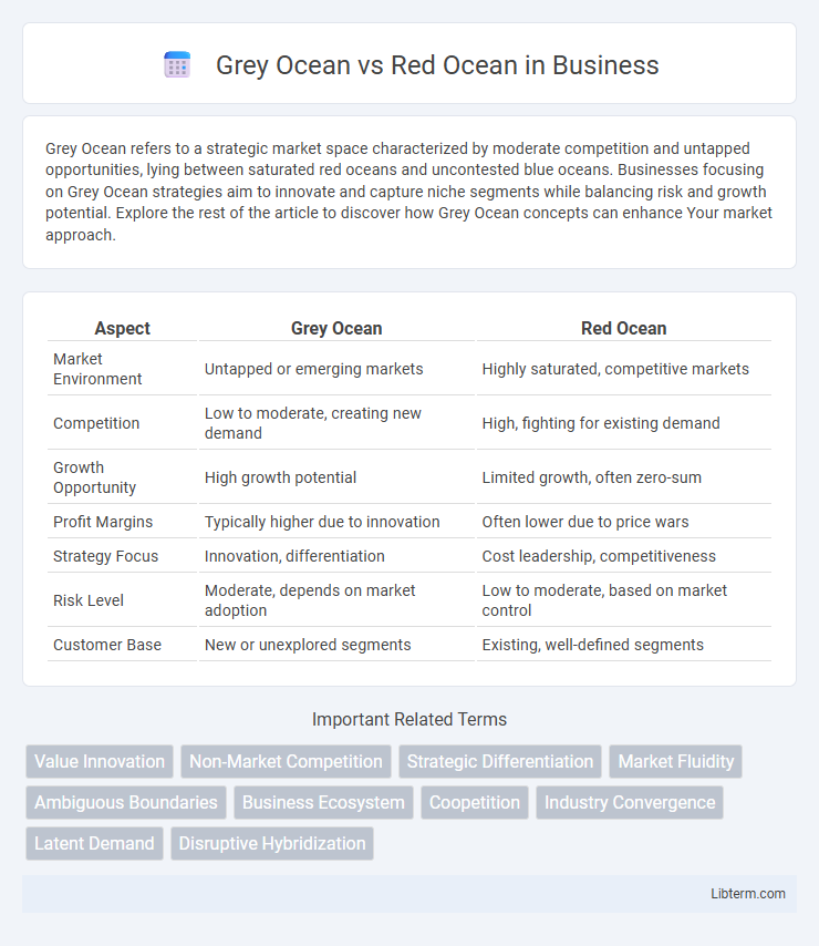 Red Ocean vs Grey Ocean in Business - What is The Difference?