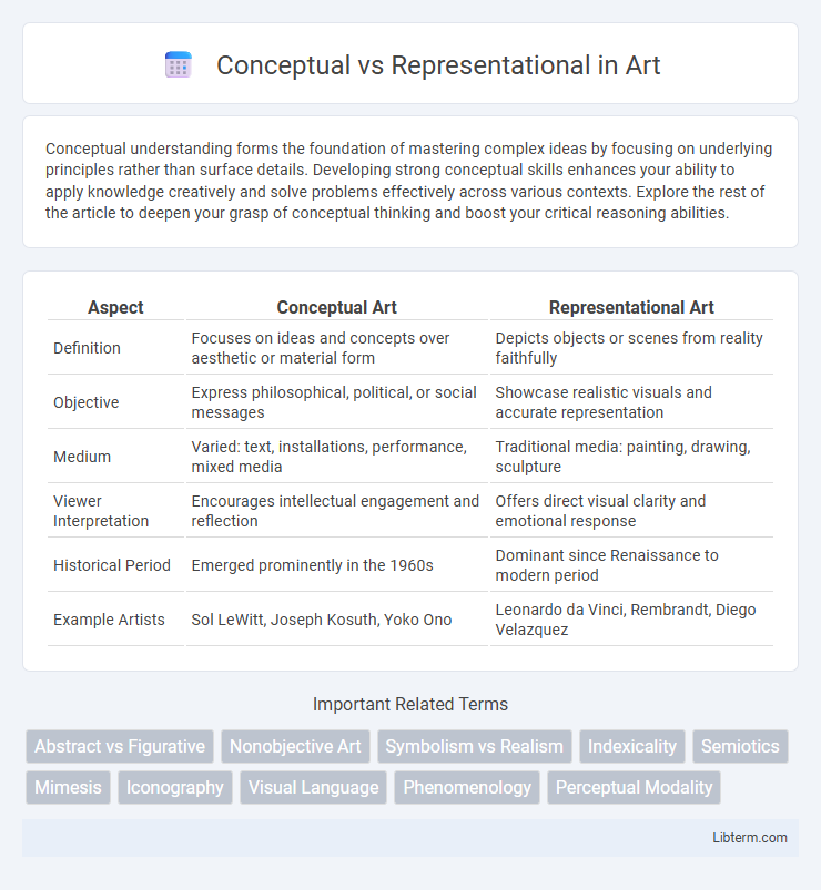 Representational vs Conceptual in Art - What is The Difference?