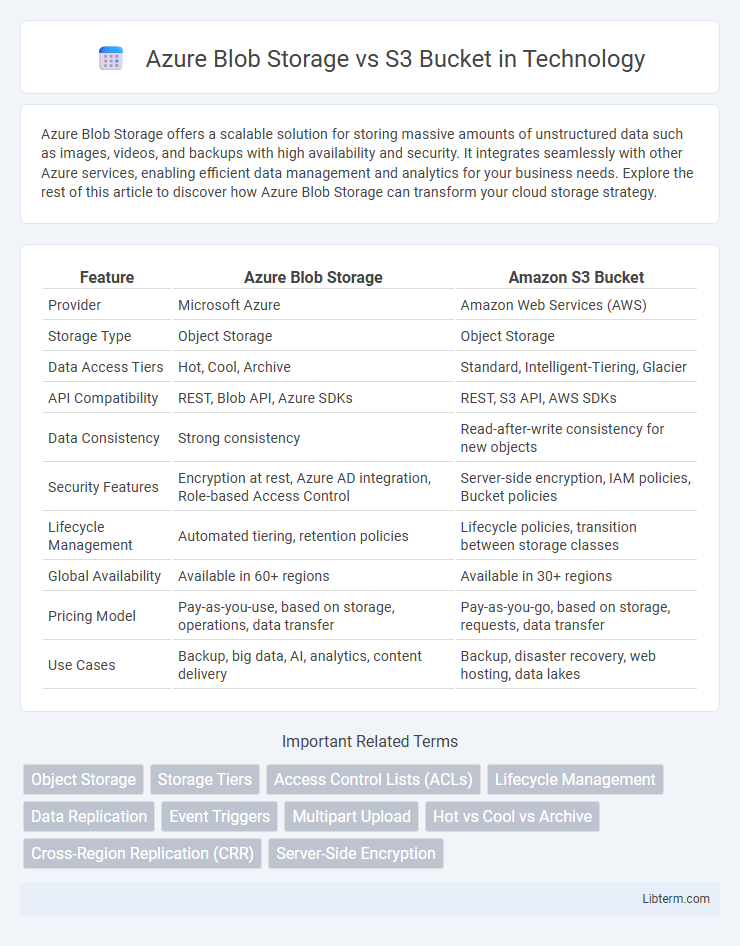 S3 Bucket vs Azure Blob Storage in Technology - What is The Difference?