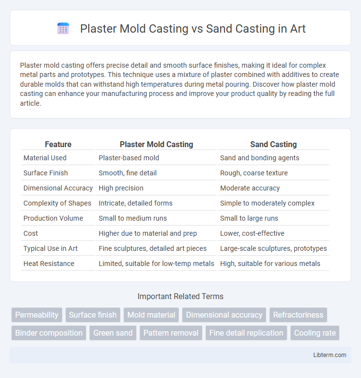 Sand Casting vs Plaster Mold Casting in Art - What is The Difference?