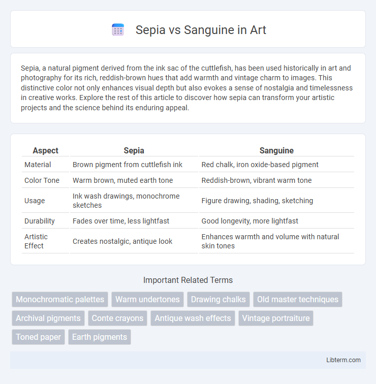 Sanguine vs Sepia in Art - What is The Difference?