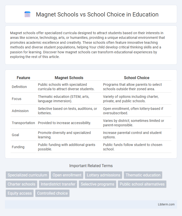School Choice vs Magnet Schools in Education - What is The Difference?