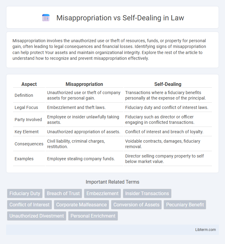 Self-Dealing vs Misappropriation in Law - What is The Difference?
