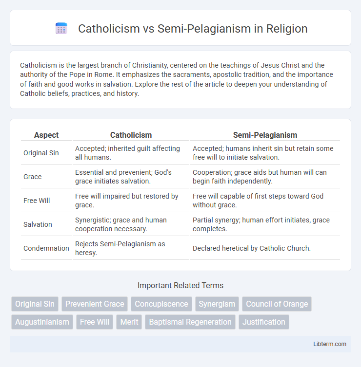 Semi-Pelagianism vs Catholicism in Religion - What is The Difference?