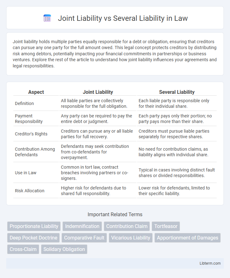 Several Liability vs Joint Liability in Law - What is The Difference?