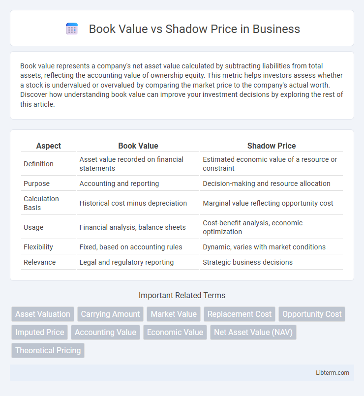 Shadow Price vs Book Value in Business - What is The Difference?