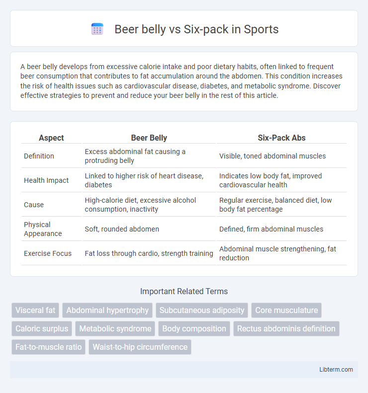 Six-pack vs Beer belly in Sports - What is The Difference?