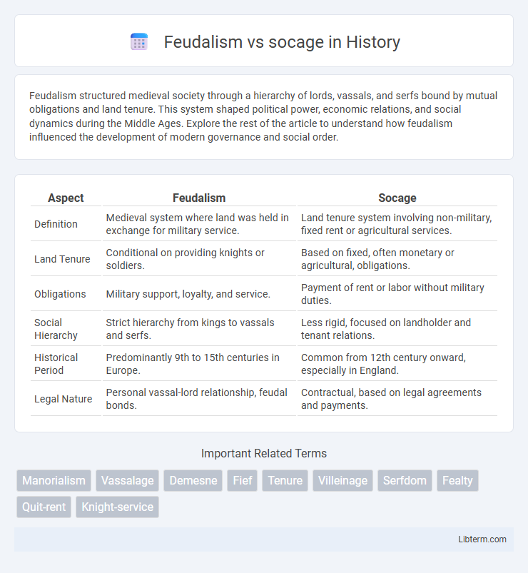 socage vs Feudalism in History - What is The Difference?