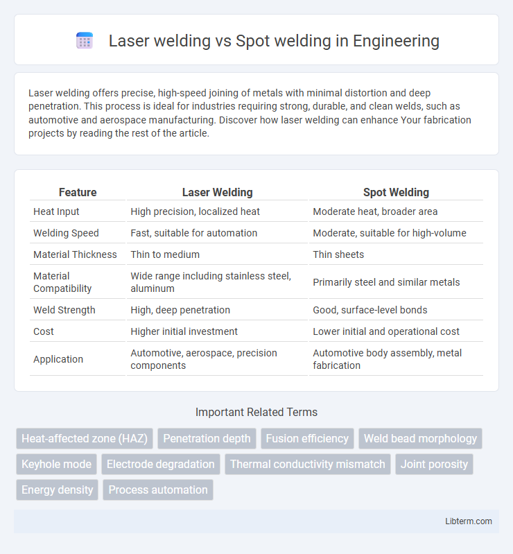 Spot welding vs Laser welding in Engineering - What is The Difference?