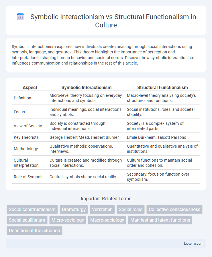 Structural Functionalism vs Symbolic Interactionism in Culture - What is The Difference?