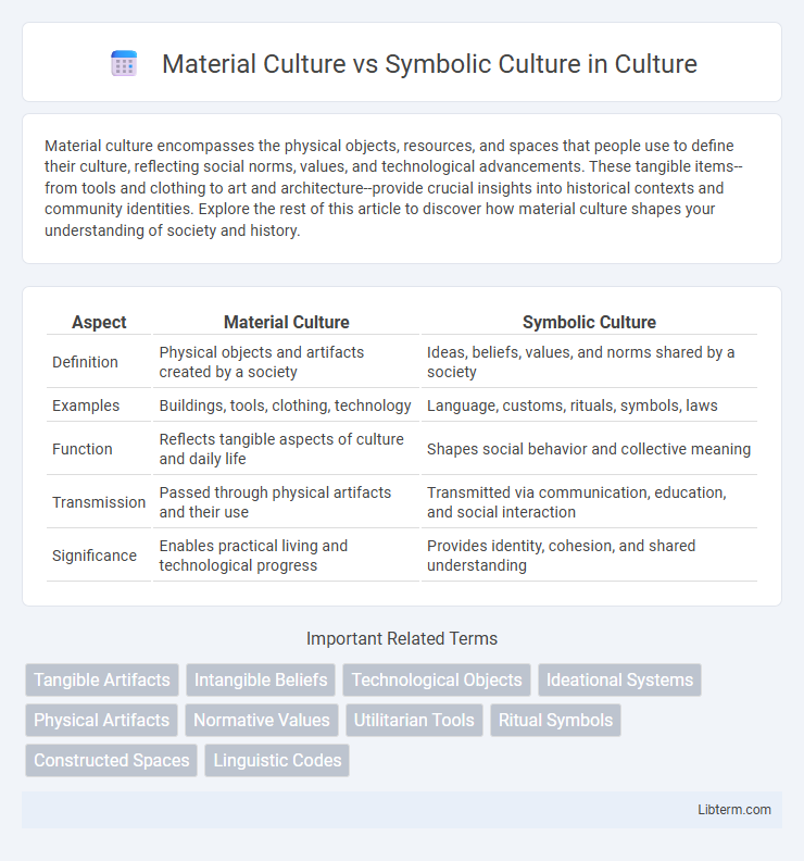Symbolic Culture vs Material Culture in Culture - What is The Difference?