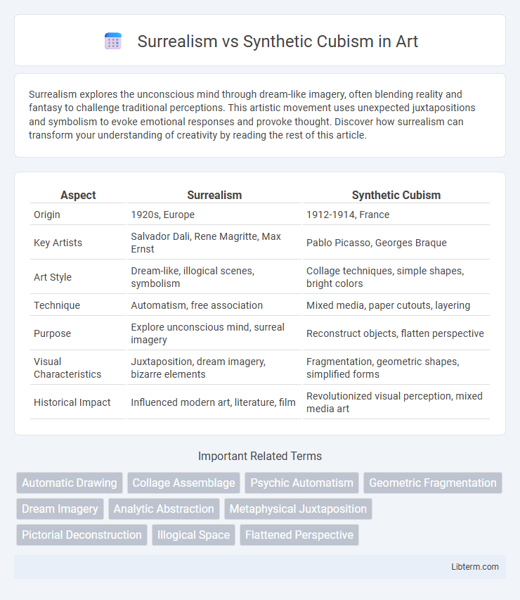 Synthetic Cubism vs Surrealism in Art - What is The Difference?