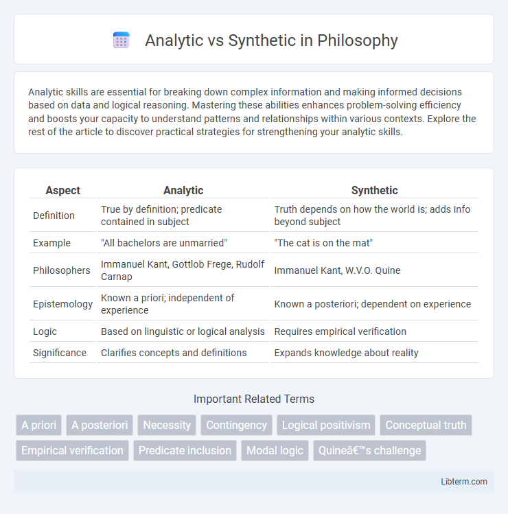 Synthetic vs Analytic in Philosophy - What is The Difference?