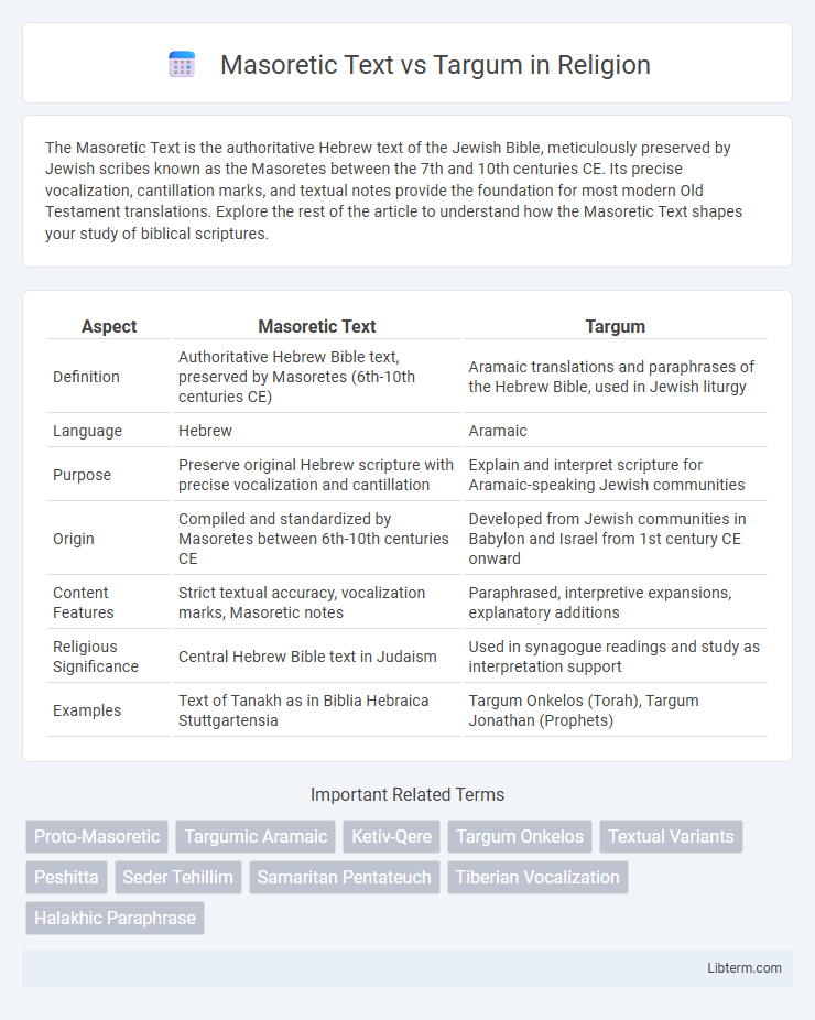 Targum vs Masoretic Text in Religion - What is The Difference?