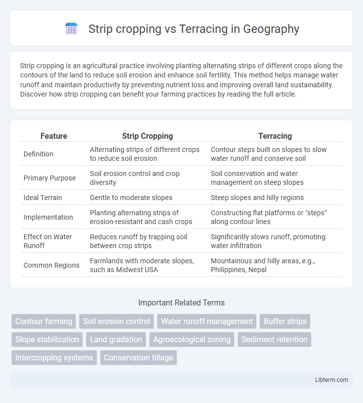 Terracing vs Strip cropping in Geography - What is The Difference?