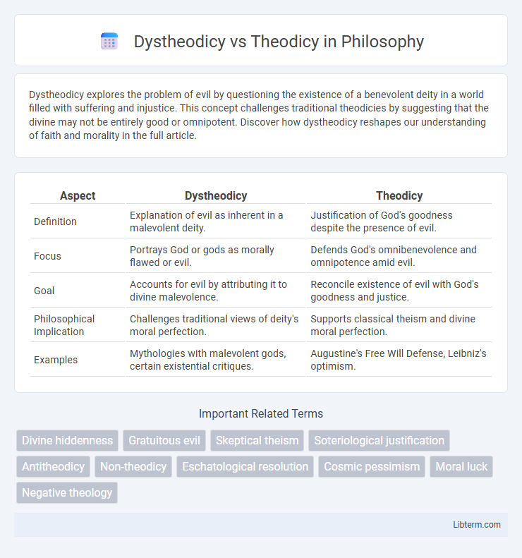Theodicy vs Dystheodicy in Philosophy - What is The Difference?
