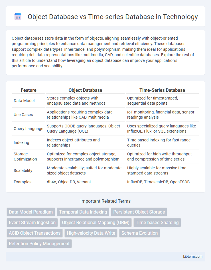Time-series Database vs Object Database in Technology - What is The Difference?