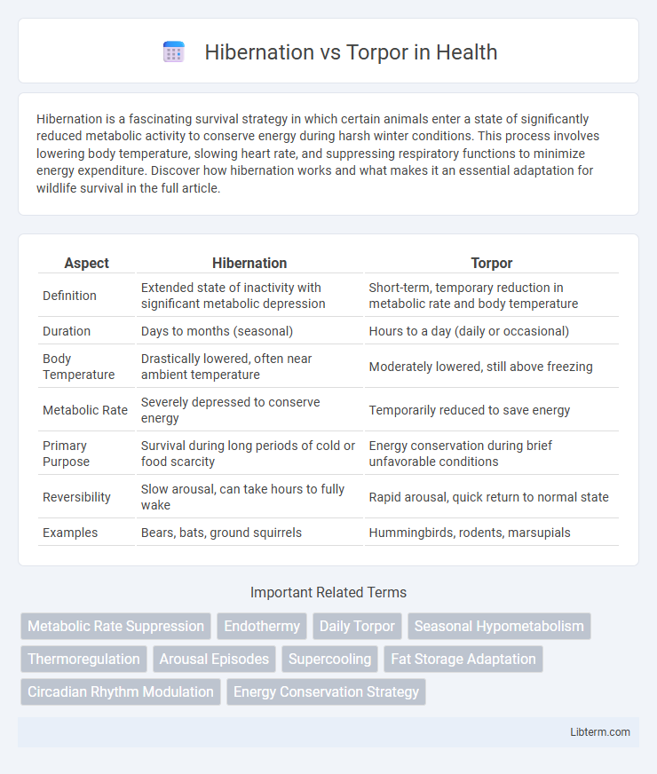 Torpor vs Hibernation in Health - What is The Difference?