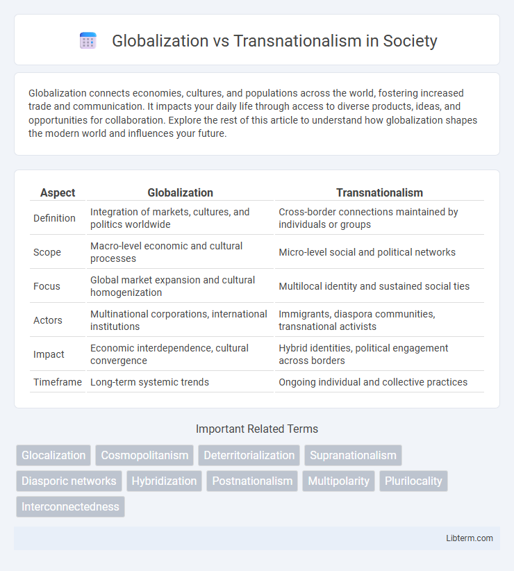 Transnationalism vs Globalization in Society - What is The Difference?