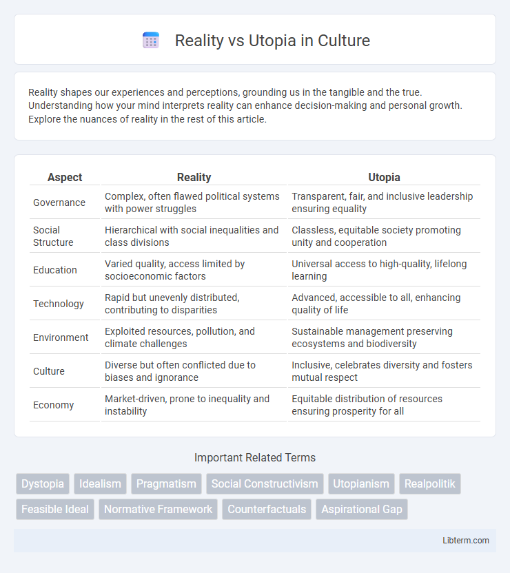 Utopia vs Reality in Culture - What is The Difference?