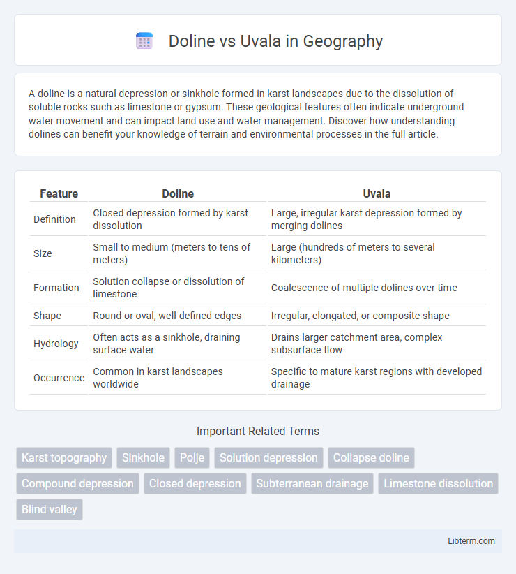 Uvala vs Doline in Geography - What is The Difference?