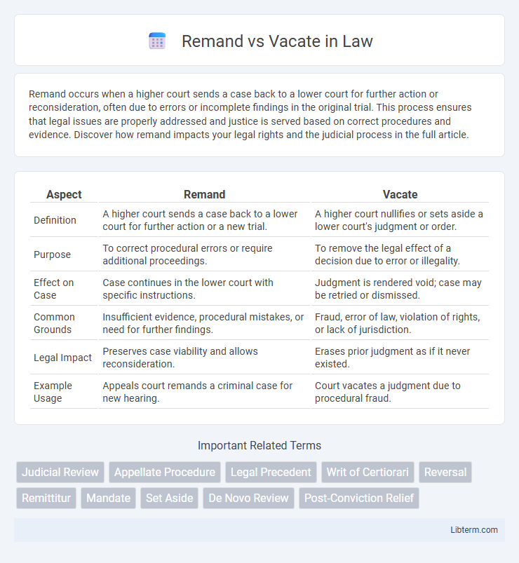Vacate vs Remand in Law - What is The Difference?