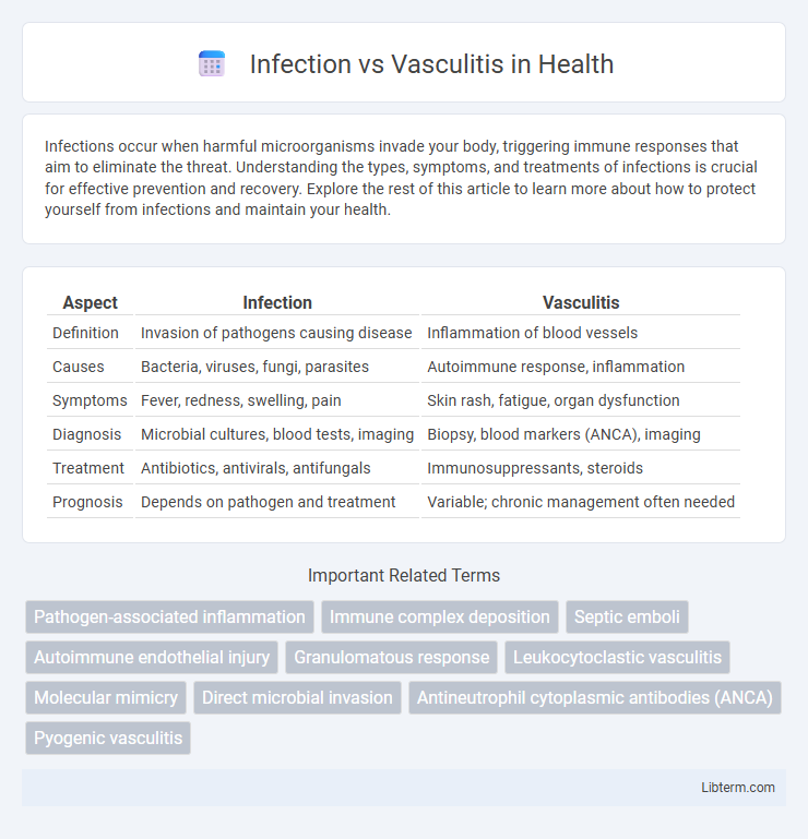 Vasculitis vs Infection in Health - What is The Difference?
