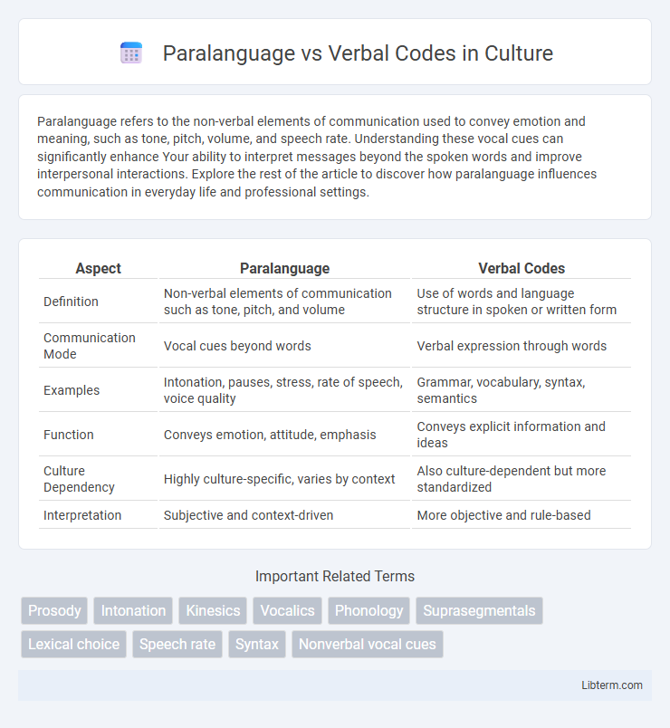 Verbal Codes vs Paralanguage in Culture - What is The Difference?