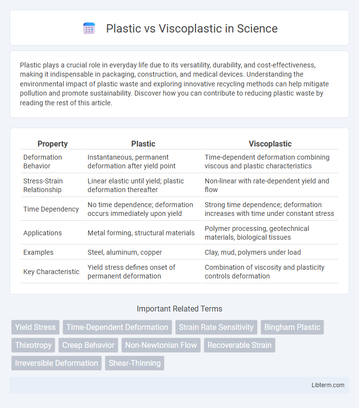 Viscoplastic vs Plastic in Science - What is The Difference?
