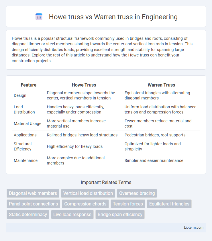 Warren truss vs Howe truss in Engineering - What is The Difference?