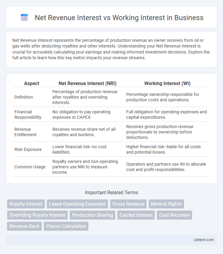 Working Interest vs Net Revenue Interest in Business - What is The Difference?