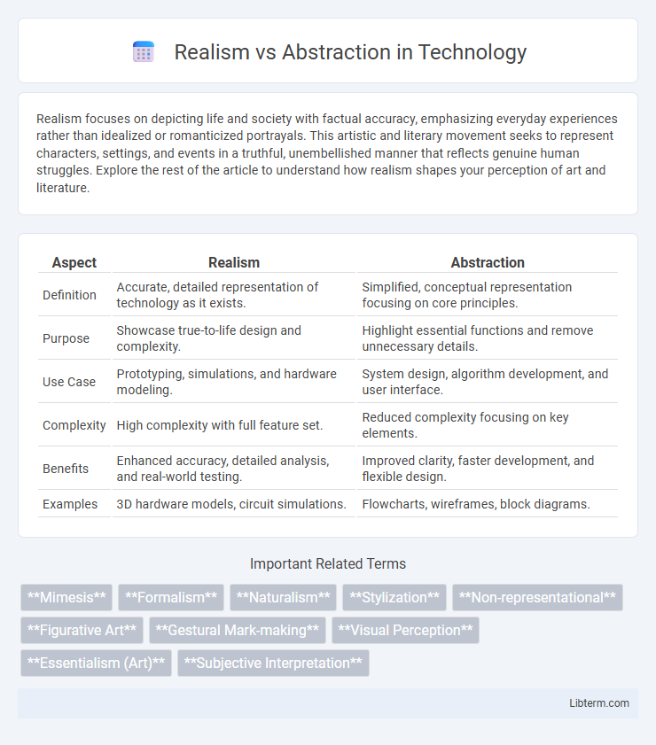 Abstraction vs Realism in Technology - What is The Difference?