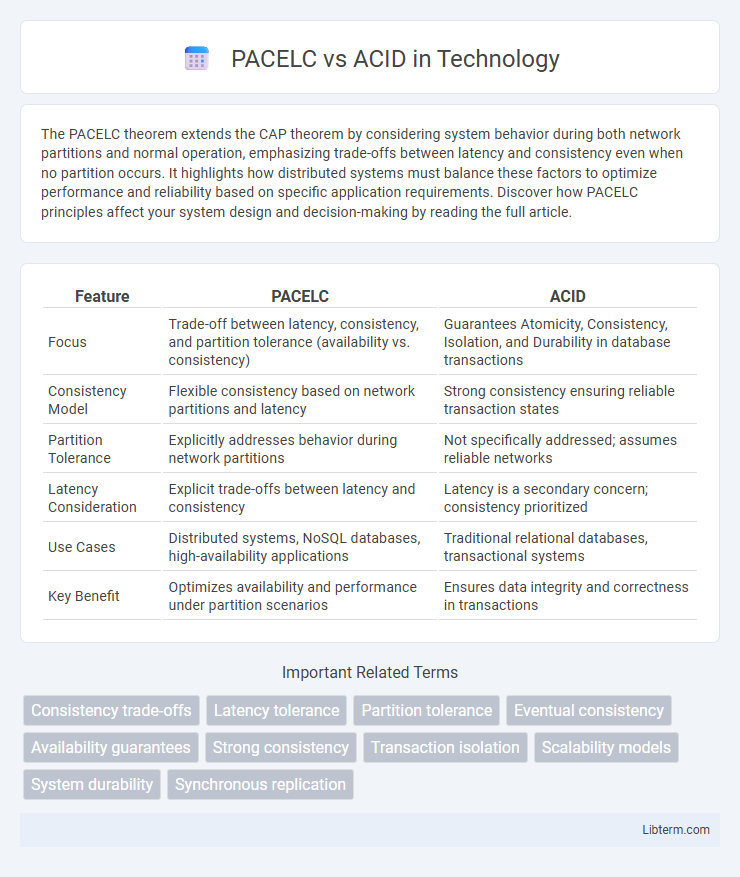 ACID vs PACELC in Technology - What is The Difference?